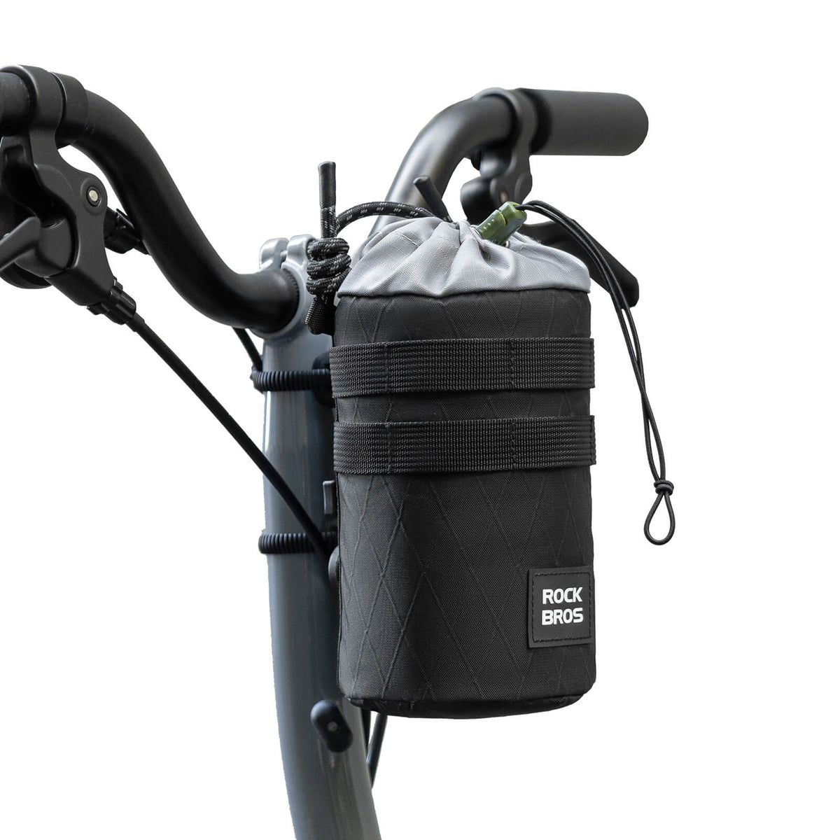 ROCKBROS Sacche de guidon de vélo 1.2L pour bouteilles Ø10 cm