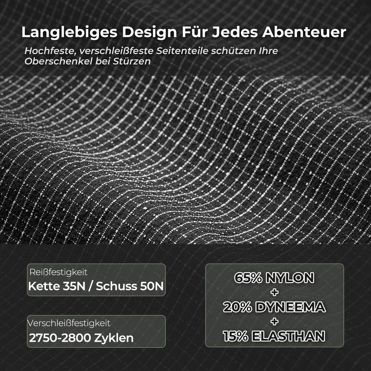 Cuissard de cyclisme à bretelles, haute résistance et respirant, avec 5 poches, ROCKBROS