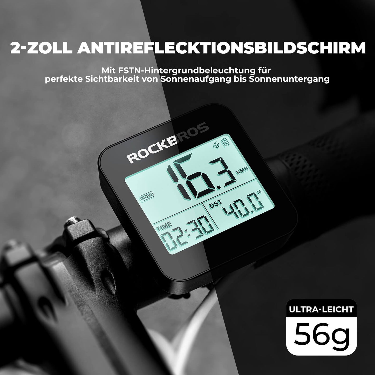 Compteur de vélo sans fil G1 ROCKBROS