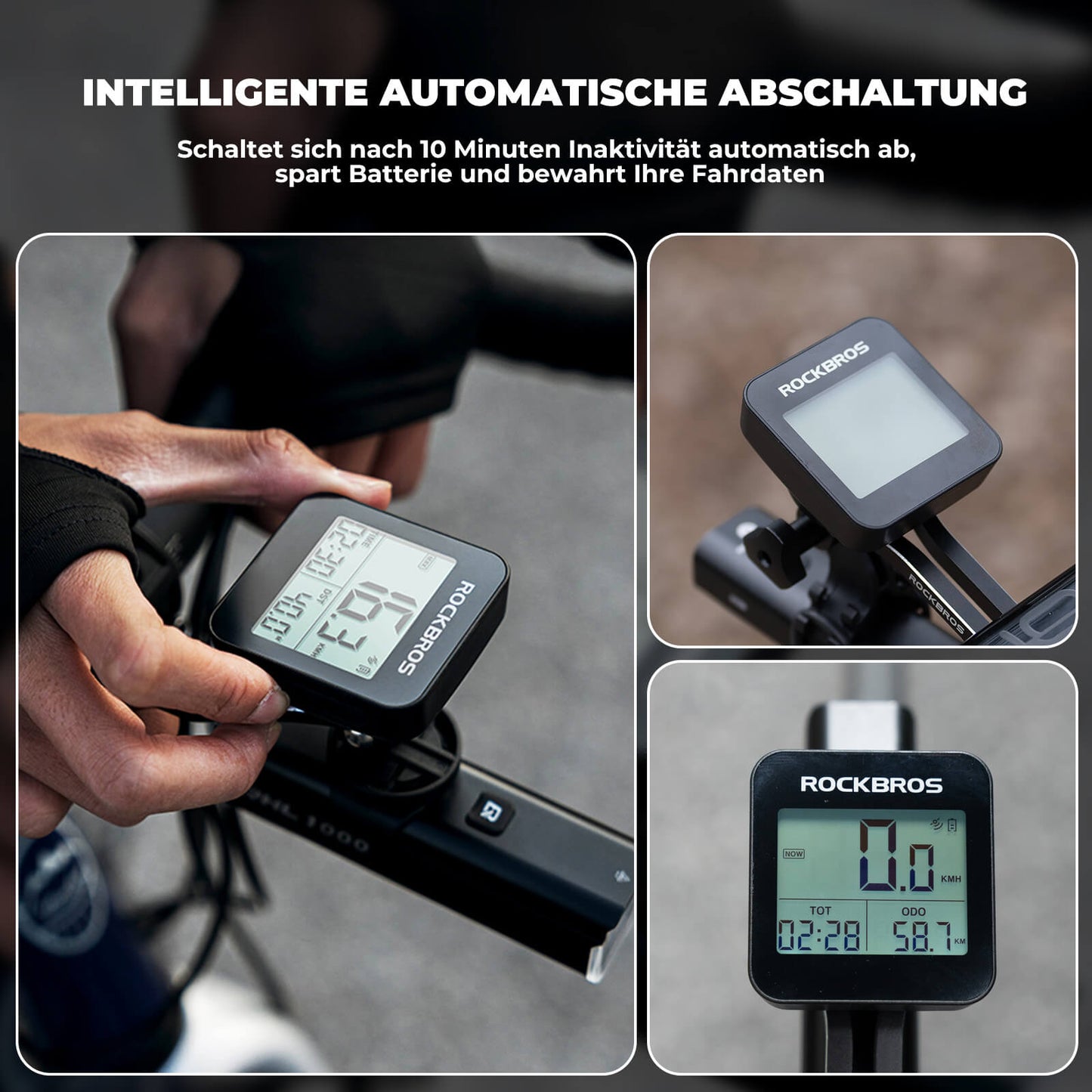 Compteur de vélo sans fil G1 ROCKBROS