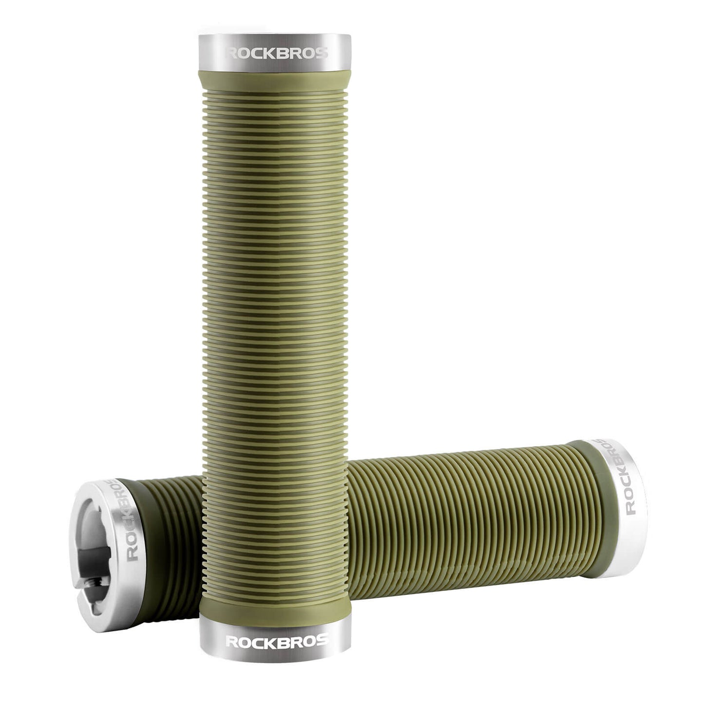 Poignées de vélo antidérapantes, double système de verrouillage, 22,2 mm, ROCKBROS