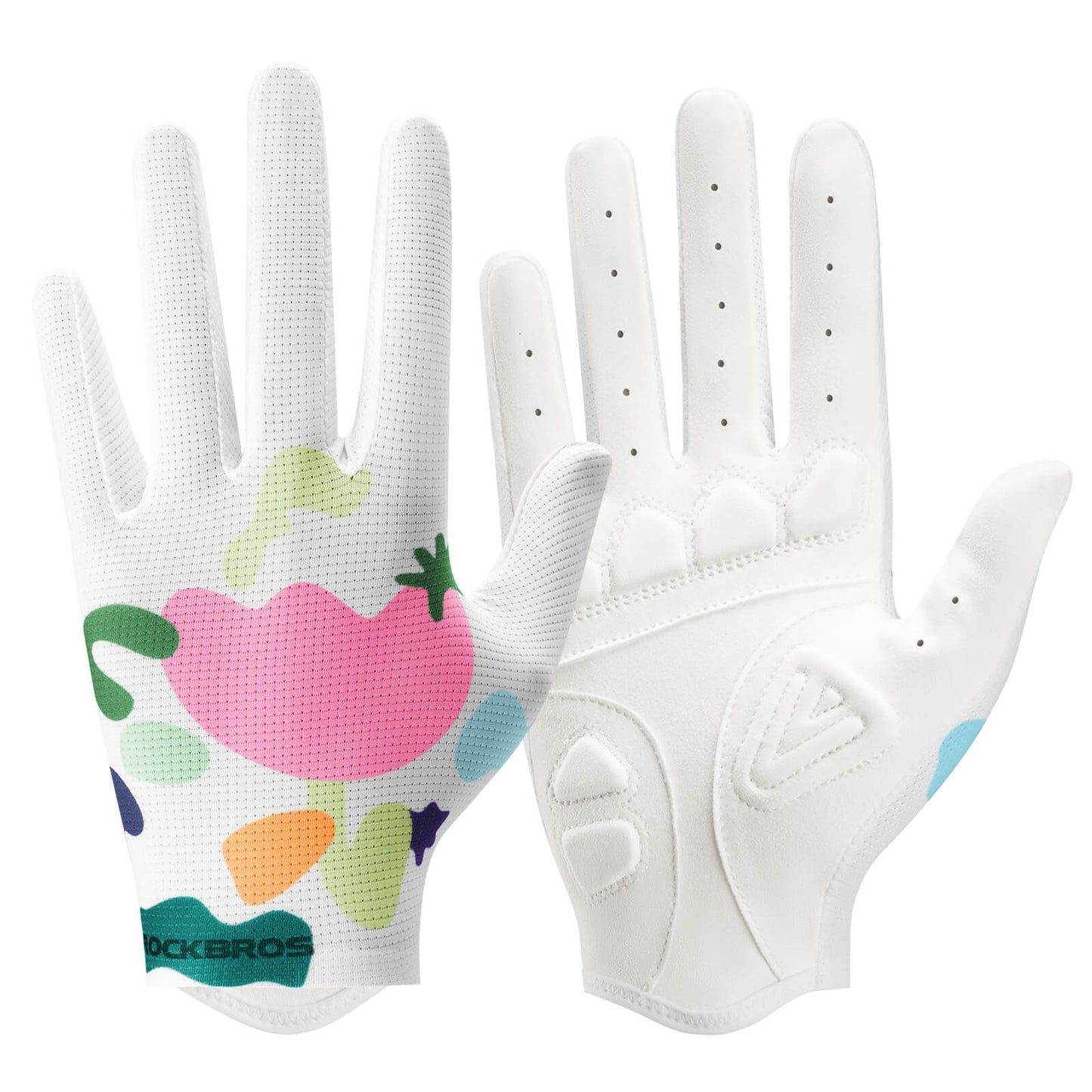 Gants de cyclisme avec rembourrage SBR, respirants et très flexibles, ROCKBROS