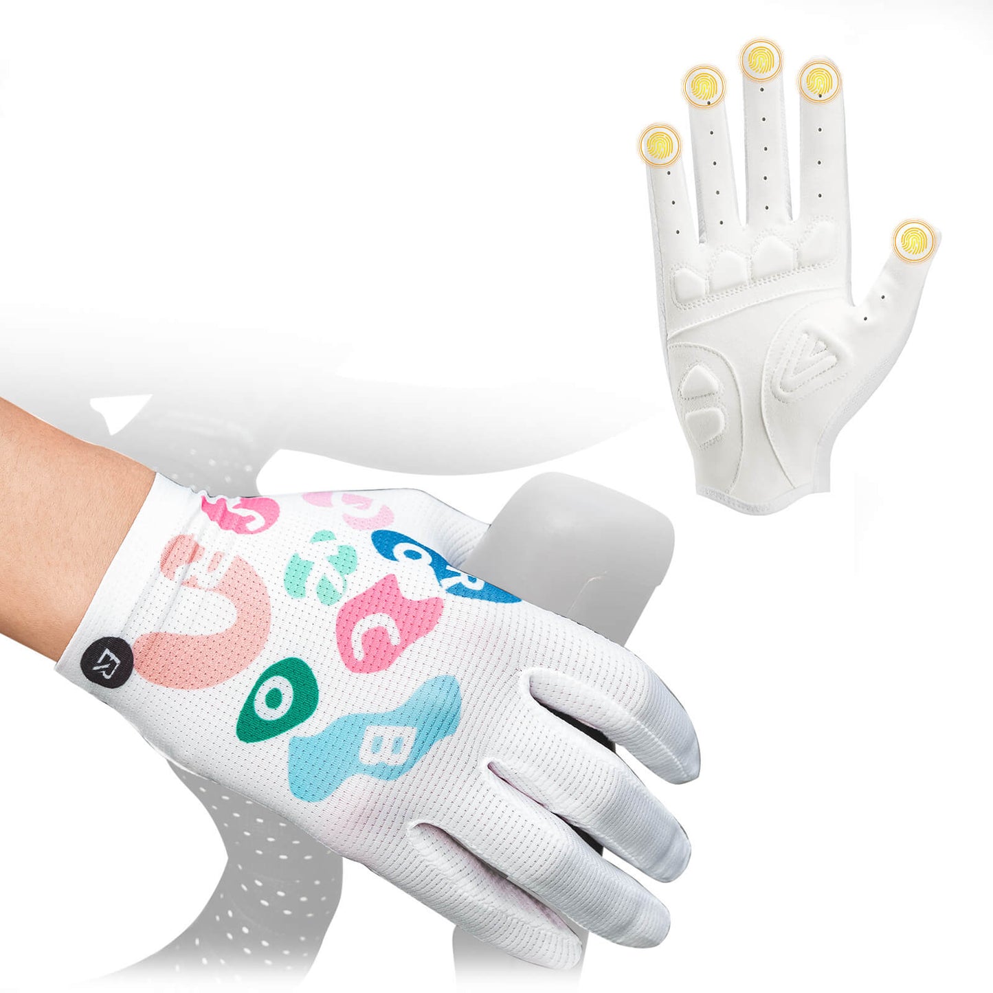 Gants de cyclisme avec rembourrage SBR, respirants et très flexibles, ROCKBROS