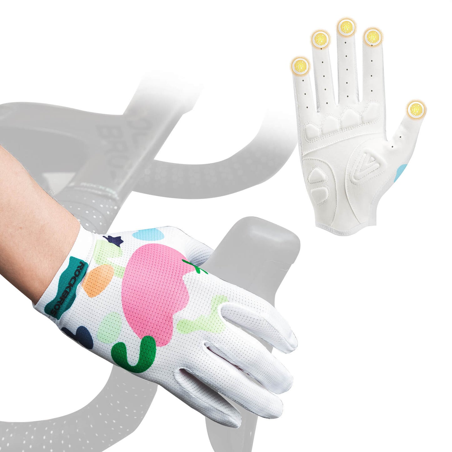 Gants de cyclisme avec rembourrage SBR, respirants et très flexibles, ROCKBROS