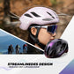 ROCKBROS Casque de vélo 58-62cm Réglable Casque urbain Ventilation Unisexe