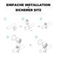 Sonnette de vélo électrique, tonalité de 120 dB, étanche IPX5, suivi smartphone, ROCKBROS