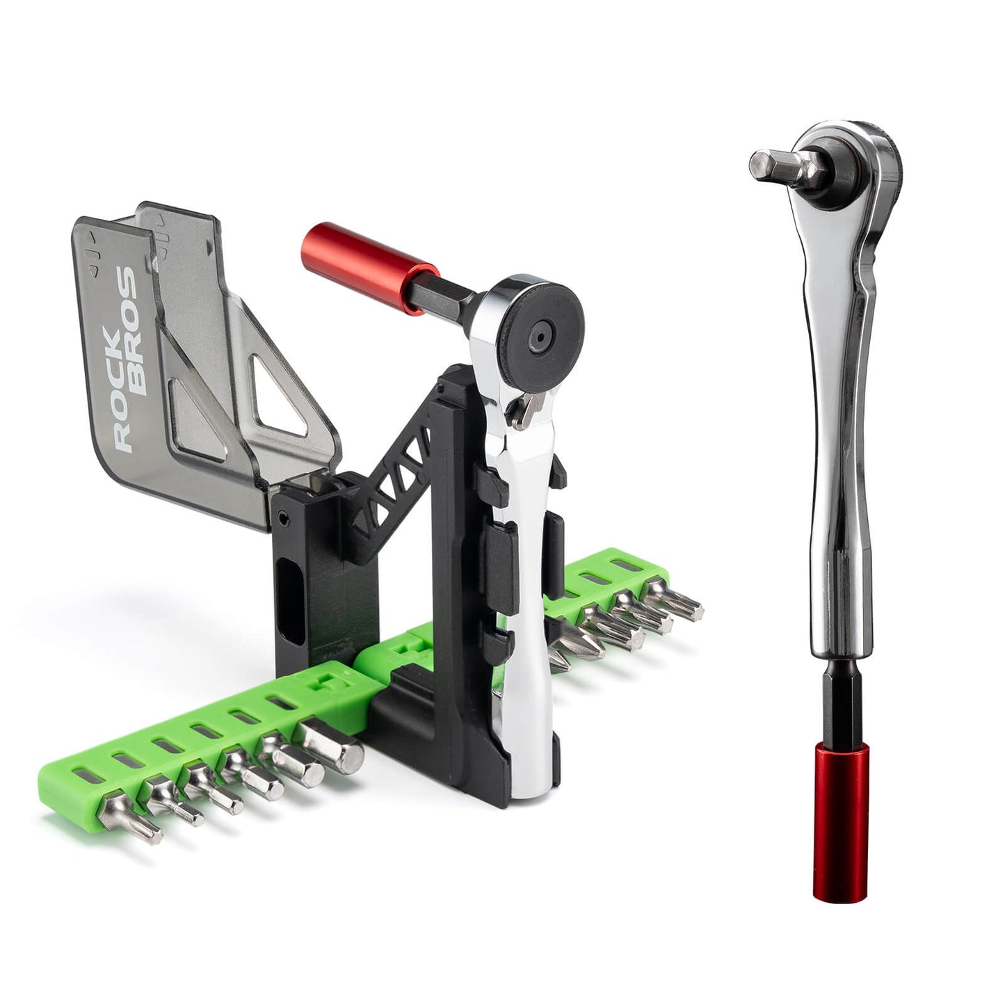 Kit d'outils magnétiques pour vélo avec clé à cliquet ROCKBROS
