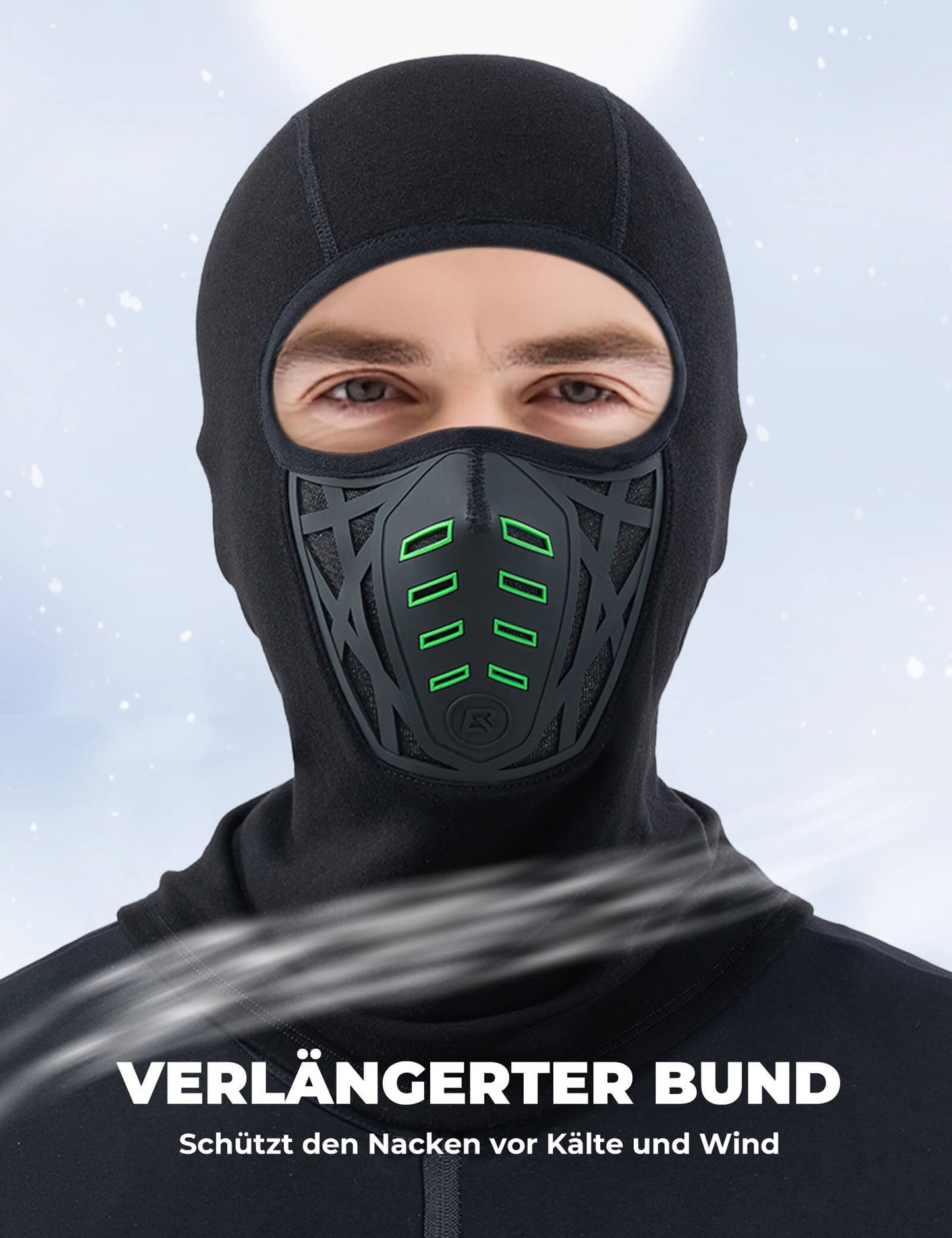 Capuche de lestage multifonctionnelle, coupe-vent et anti-poussière, respirante avec protection du cou, ROCKBROS