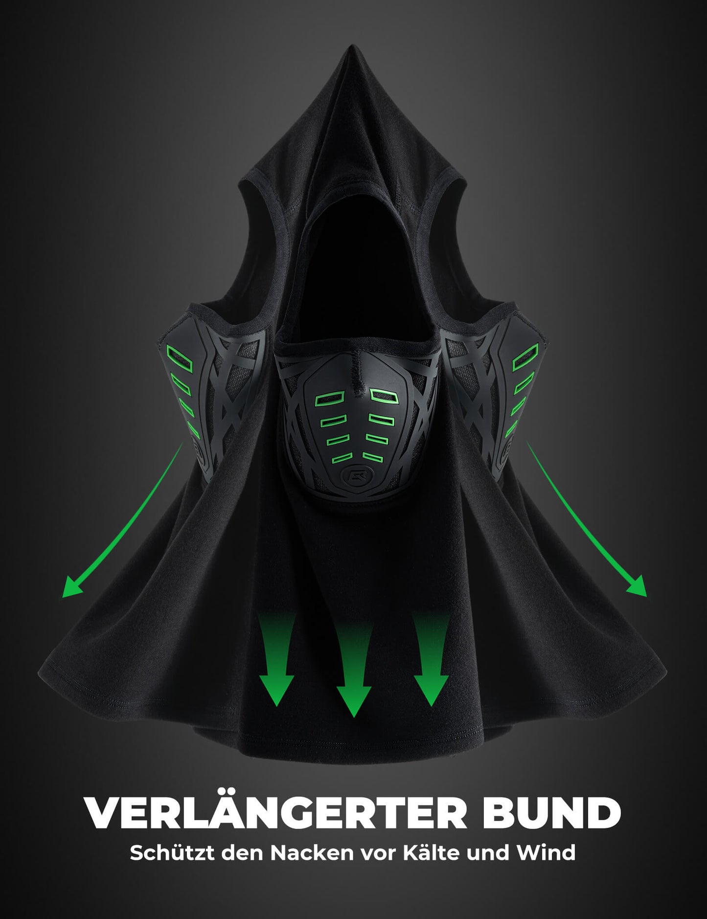 Capuche de lestage multifonctionnelle, coupe-vent et anti-poussière, respirante avec protection du cou, ROCKBROS