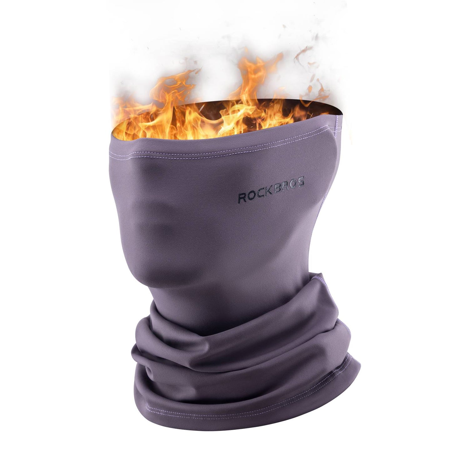 Cagoule multifonctionnelle en polaire, masque doux pour le visage, écharpe tubulaire ROCKBROS