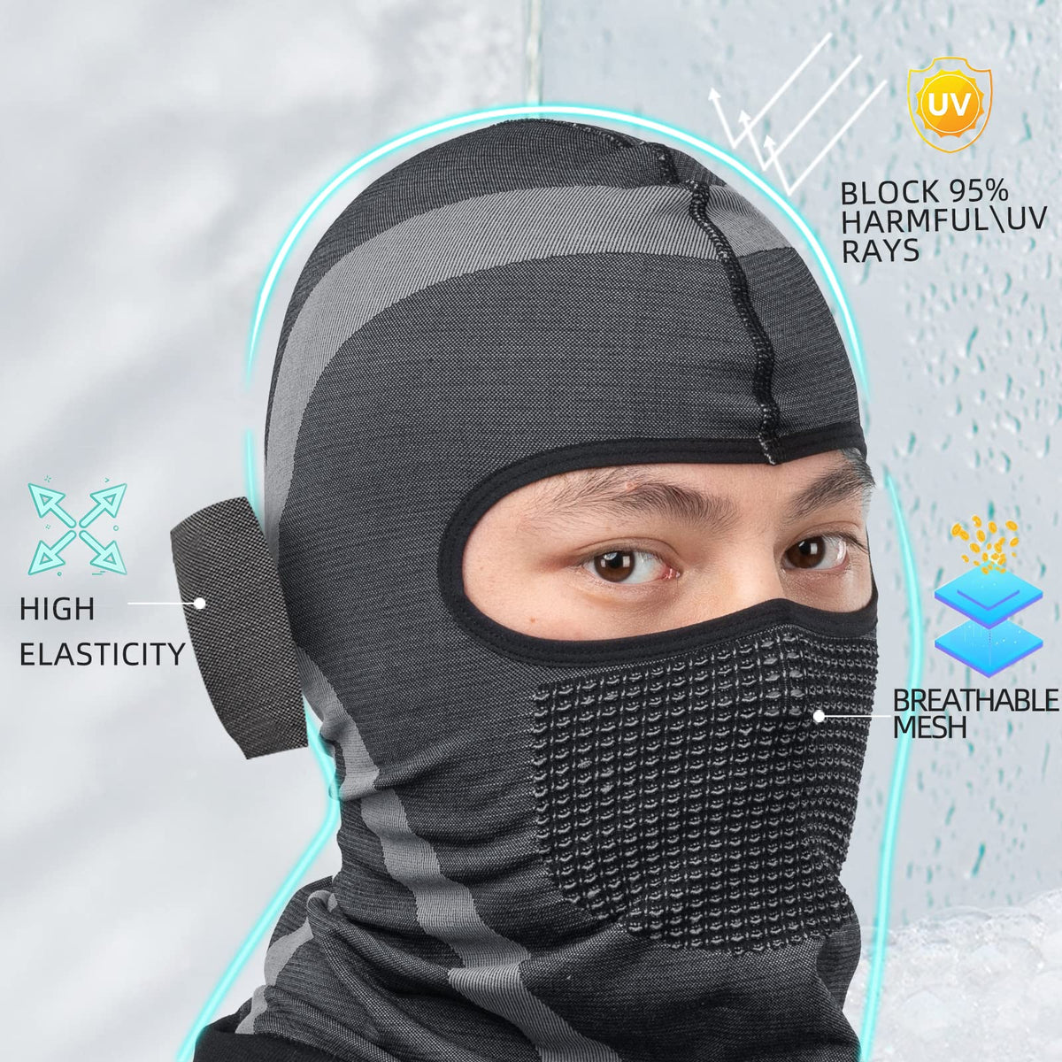 ROCKBROS Cagoule d'hiver Balaclavas