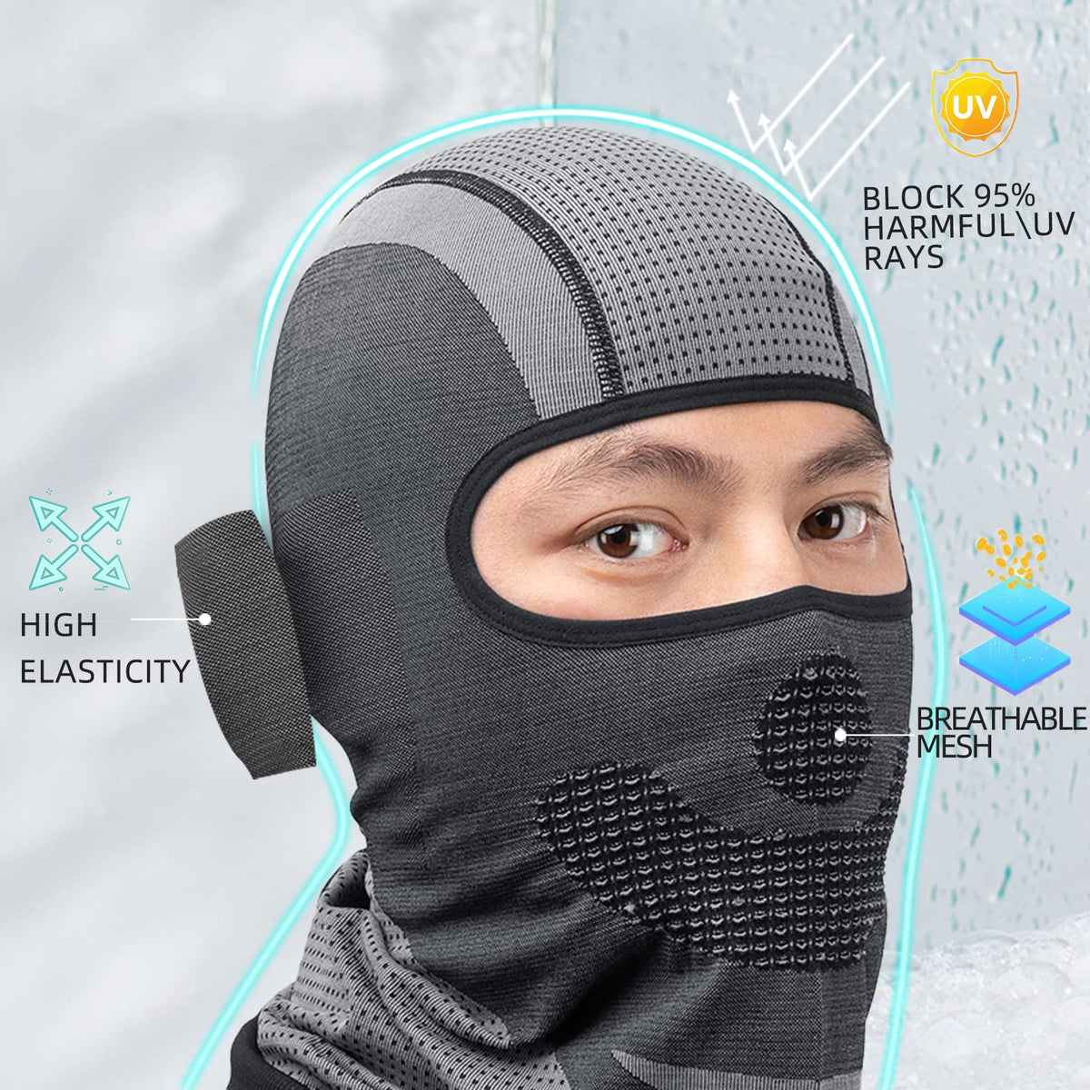ROCKBROS Cagoule d'hiver Balaclavas