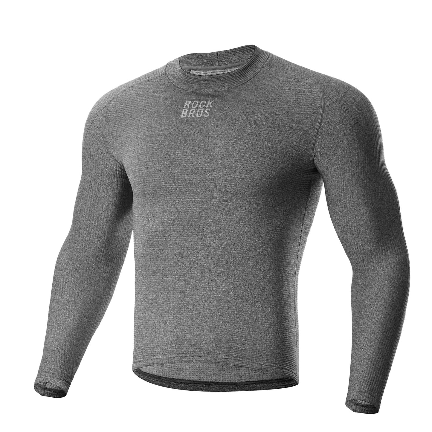Sous-vêtements de cyclisme double couche, réfléchissants, thermiquement isolés, pour hommes, ROCKBROS