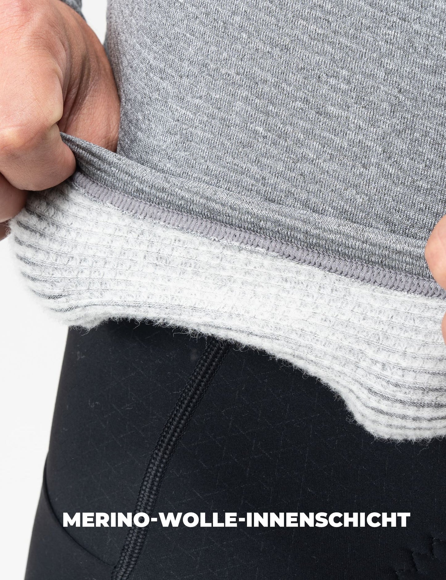 Sous-vêtements de cyclisme double couche, réfléchissants, thermiquement isolés, pour hommes, ROCKBROS