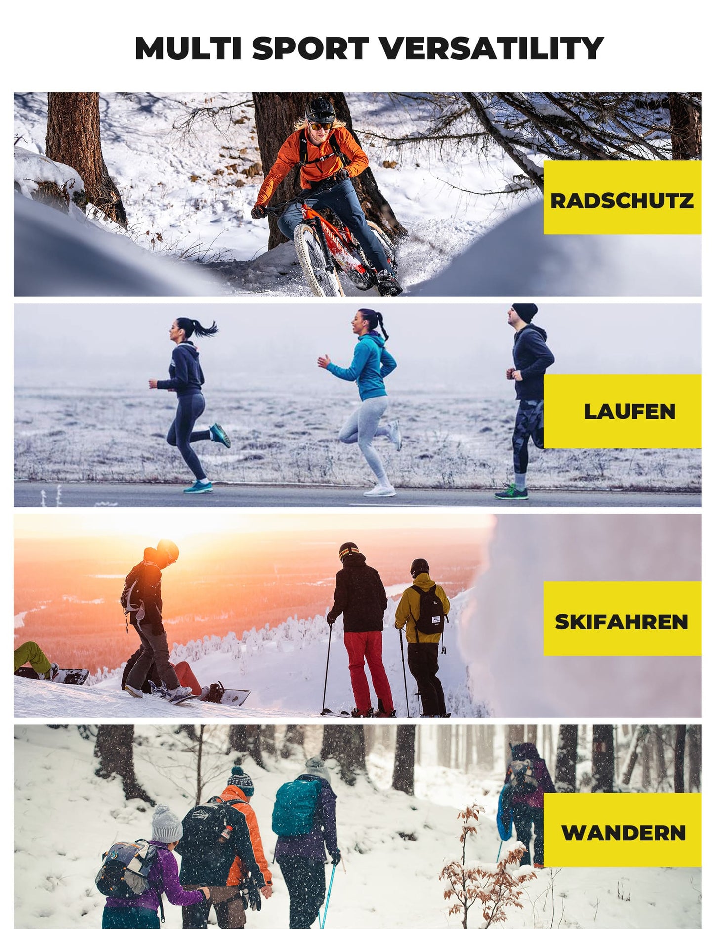 Sous-vêtements de cyclisme double couche, réfléchissants, thermiquement isolés, pour hommes, ROCKBROS