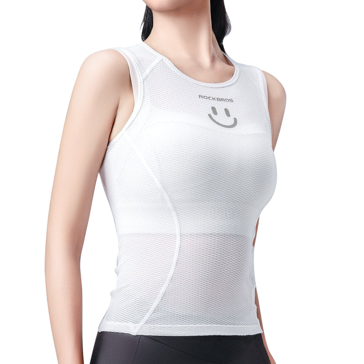 ROCKBROS Débardeur sportif femme respirant baselayer sous-vêtement pour le cyclisme
