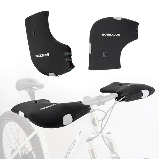 Manchons chauffants et étanches pour guidon de vélo - rechargeables ROCKBROS