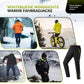 Pantalon de cyclisme pour homme, coupe-vent et chaud pour les sports d'hiver en extérieur, ROCKBROS