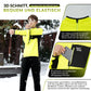 Ensemble veste et pantalon de cyclisme homme, jaune, coupe-vent et chaud, idéal pour l'hiver et les sports de plein air, ROCKBROS