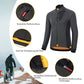 Veste de cyclisme d'hiver pour homme, coupe-vent, respirante avec doublure polaire, ROCKBROS
