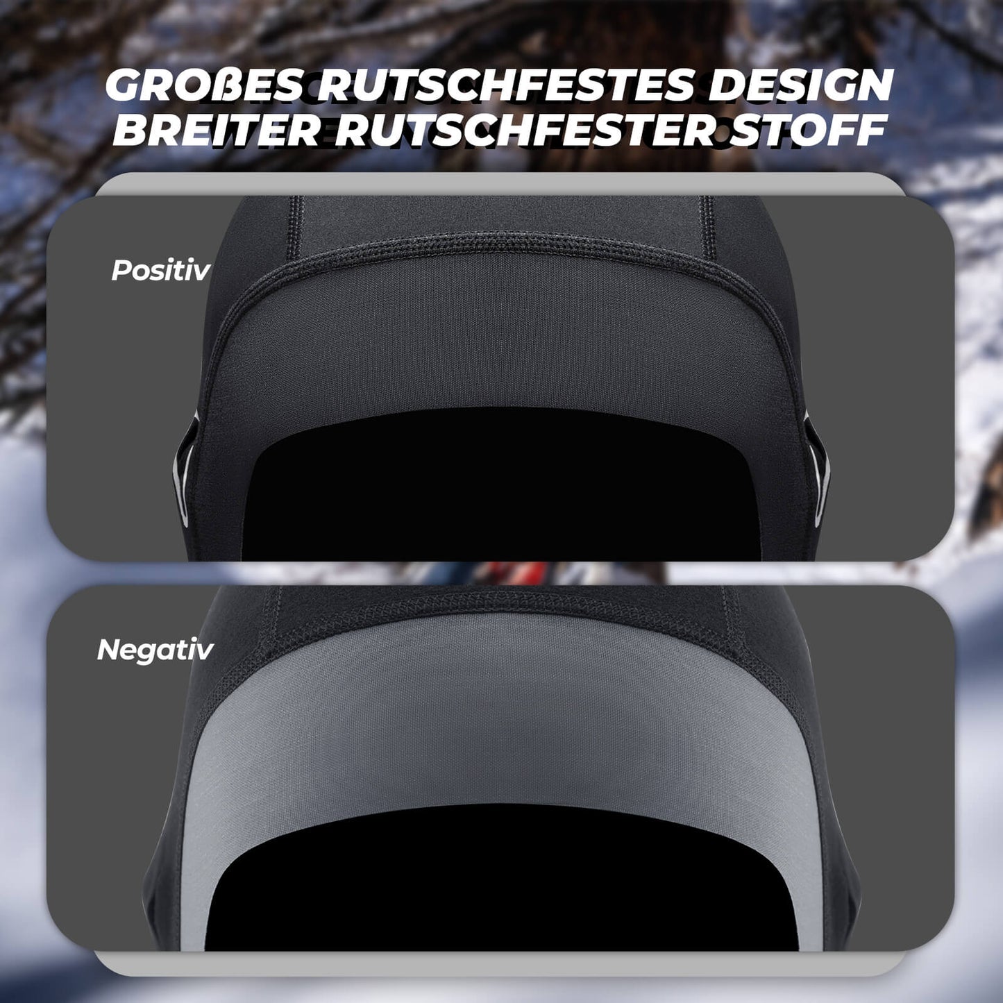 Cagoule respirante pour casque de moto, idéale pour le vélo et le ski, unisexe ROCKBROS