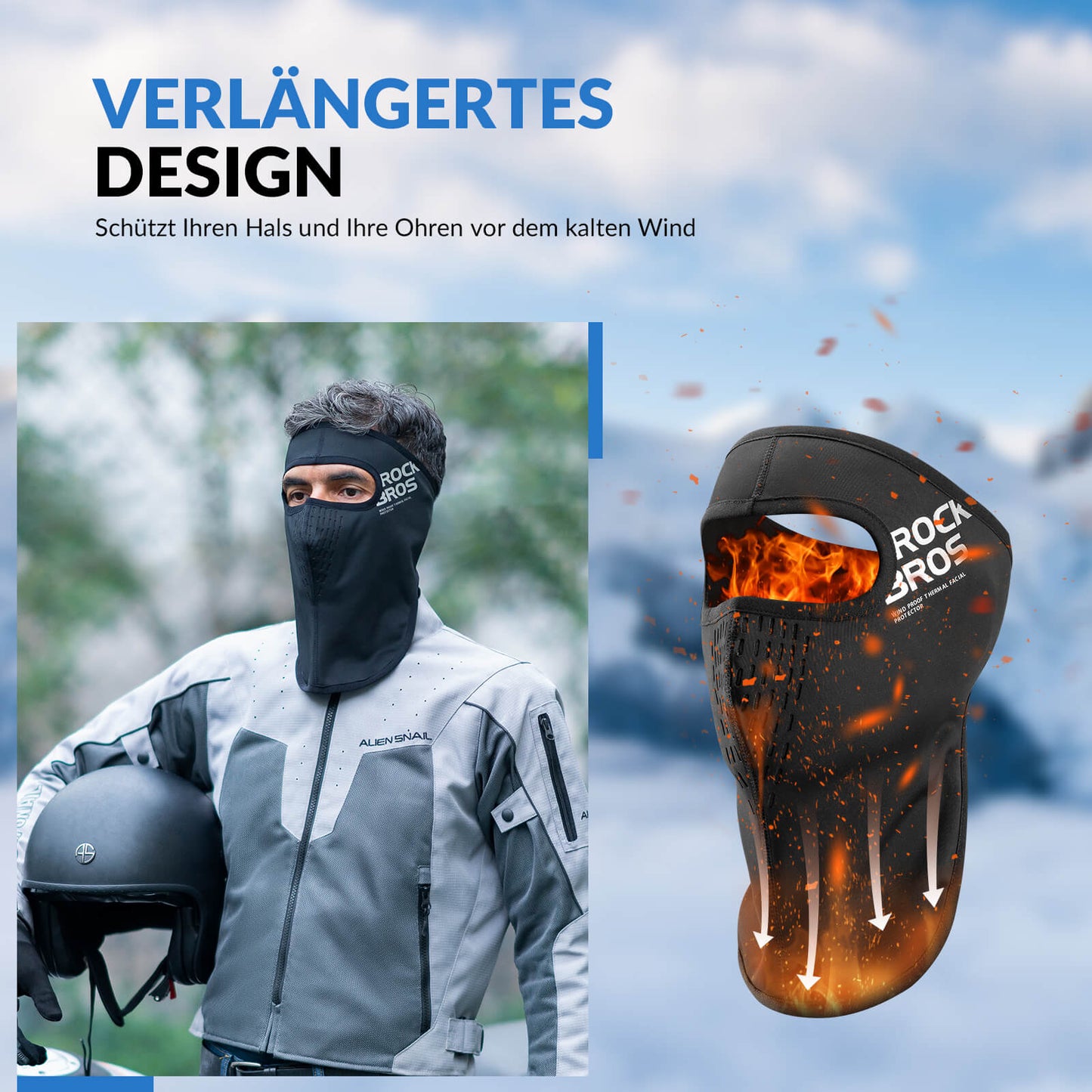 Cagoule pour un confort maximal et une protection capillaire parfaite ROCKBROS