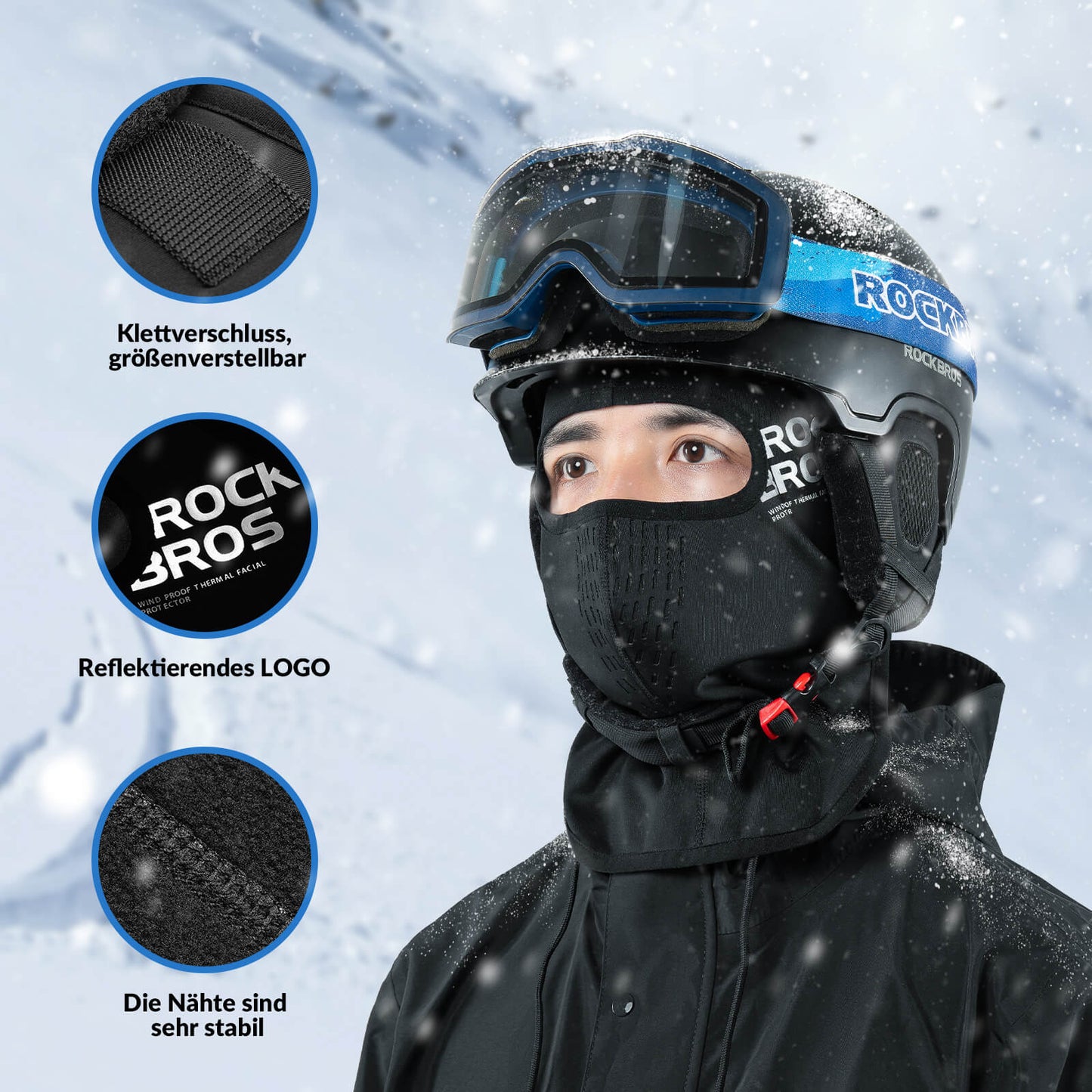 Cagoule pour un confort maximal et une protection capillaire parfaite ROCKBROS