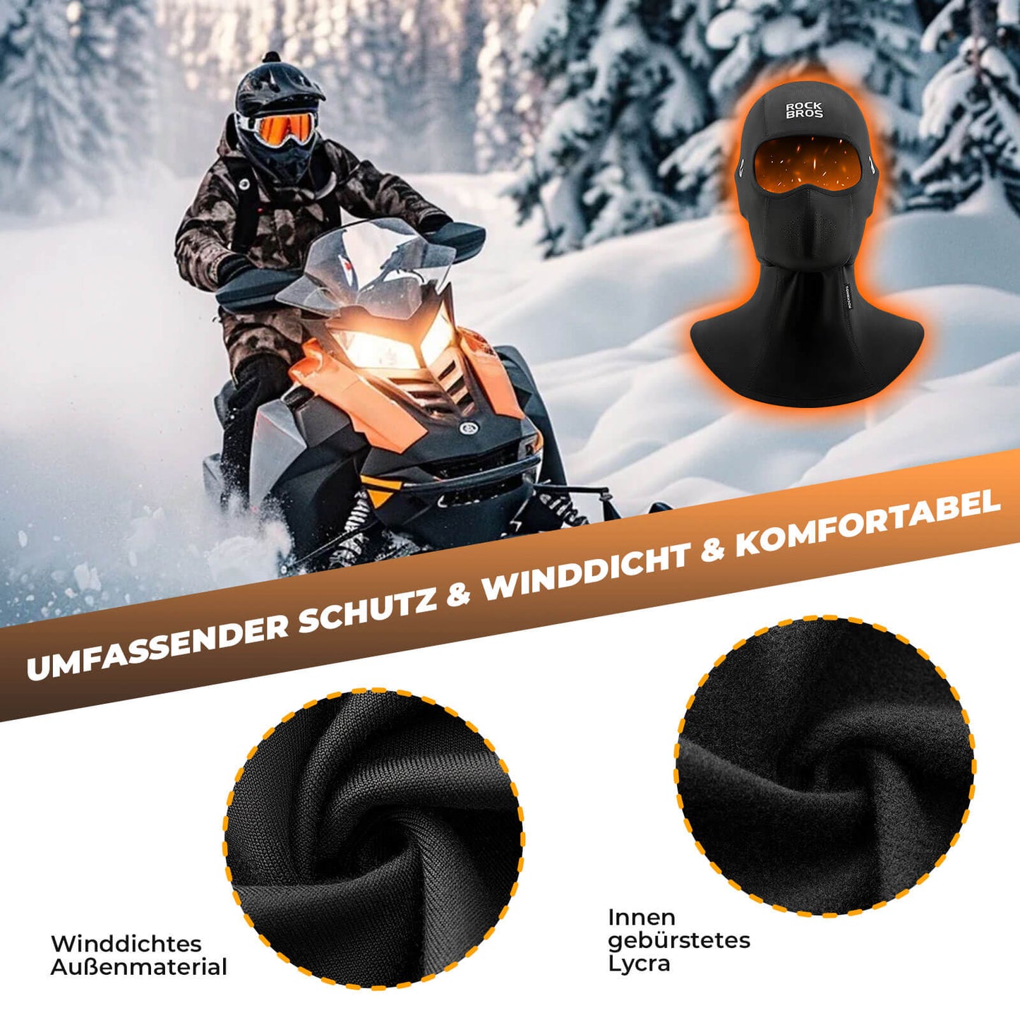 Cagoule coupe-vent pour le cyclisme, unisexe, ROCKBROS