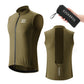 ROCKBROS Gilet de vélo sans manches Veste de vélo Pliable Respirant