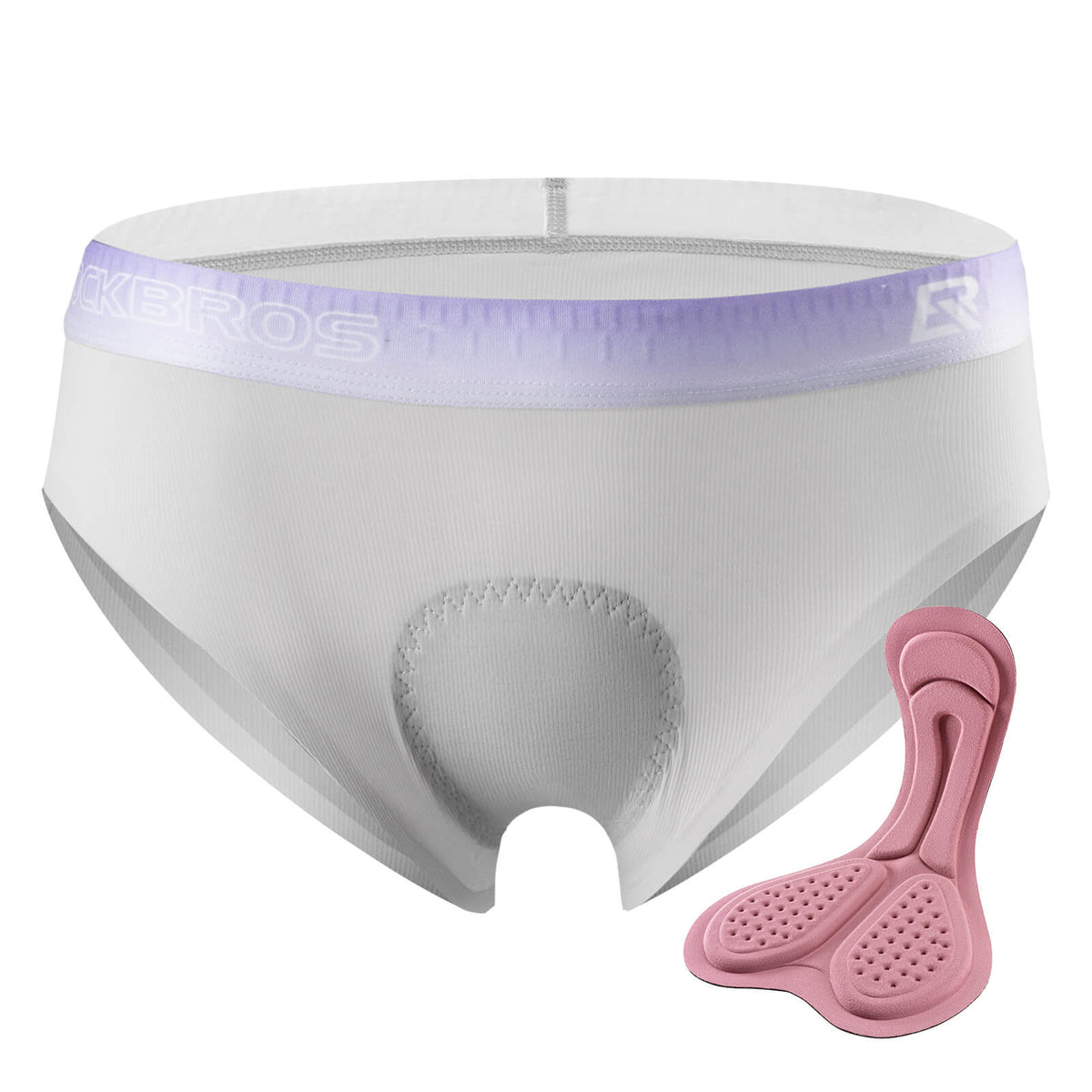 ROCKBROS Culotte de vélo pour femme Respirante 4D Rembourrée Cuissard de cyclisme Élastique