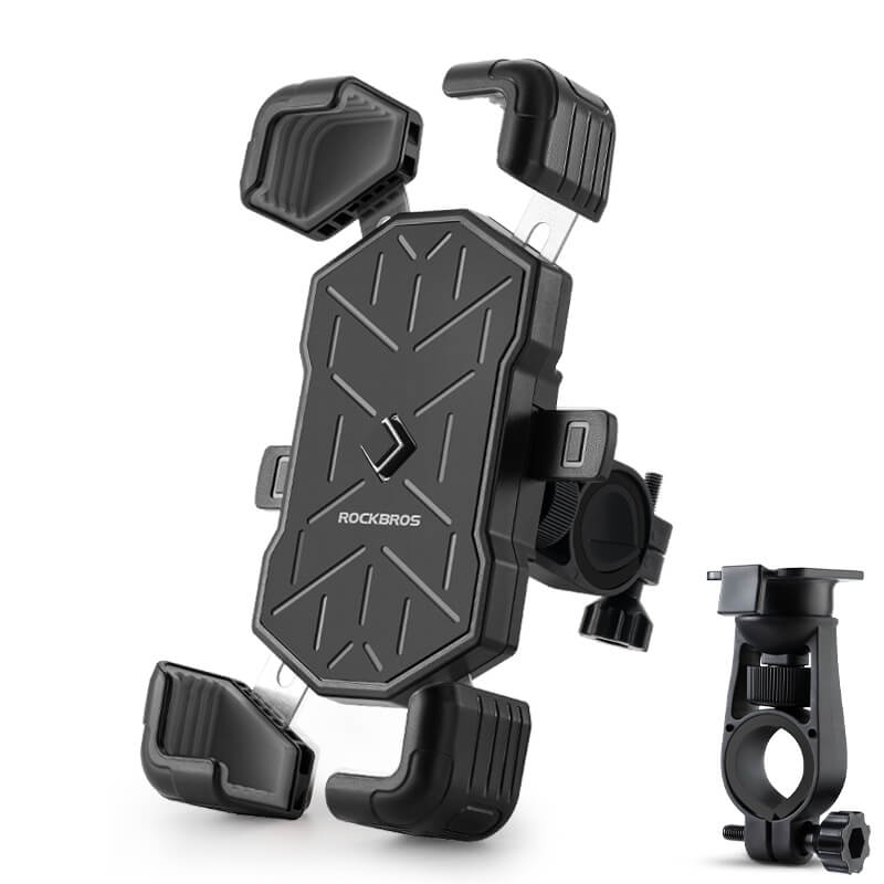 ROCKBROS Support de téléphone pour vélo rotatif 360° pour 4,5-7,2 pouces