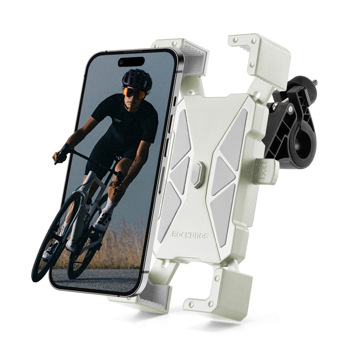 ROCKBROS Support de téléphone pour vélo rotatif 360° pour téléphones 4.5~7.2"