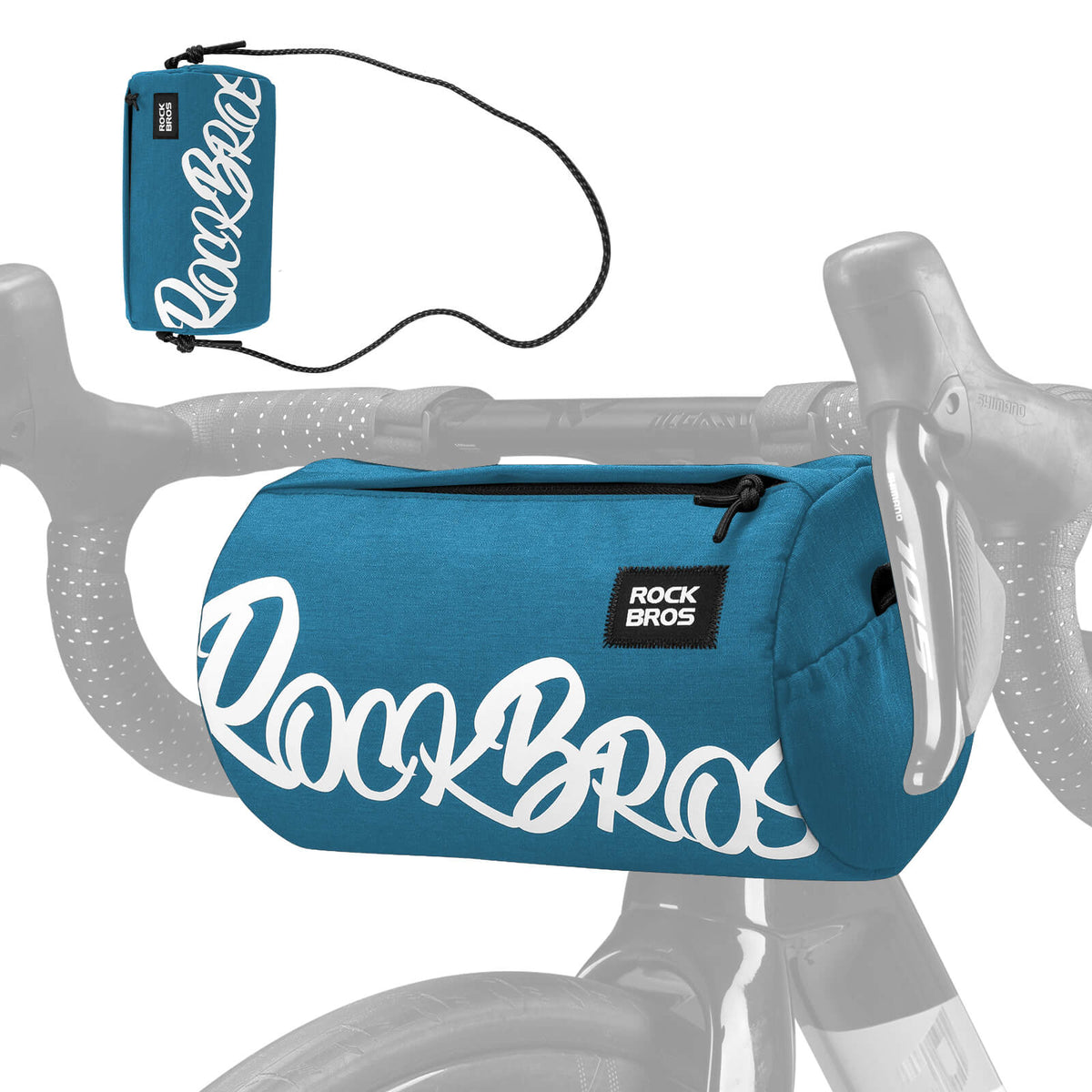 ROCKBROS Sac de guidon Compact avec Bandoulière 2L/3,6L - SketchRide Series