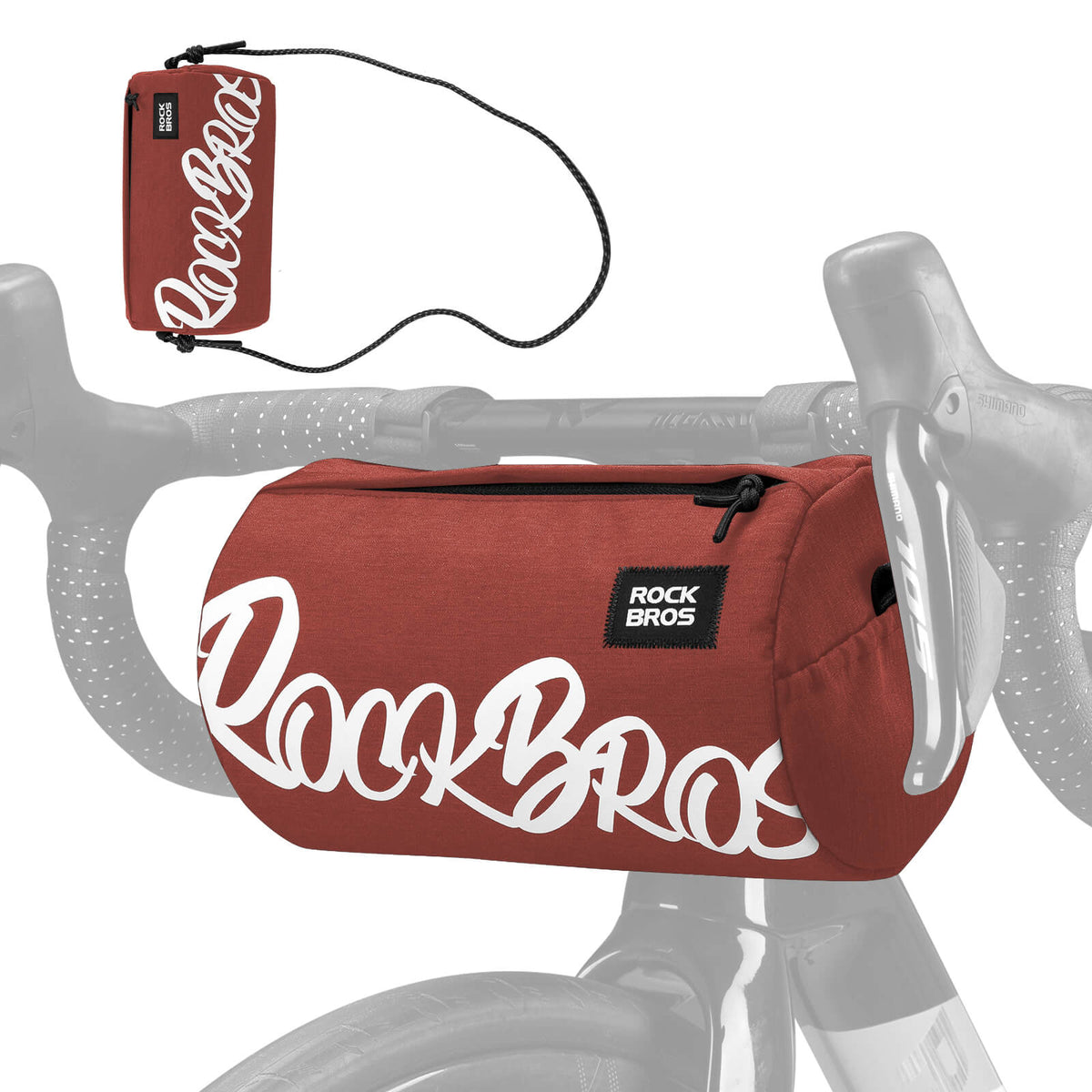 ROCKBROS Sac de guidon Compact avec Bandoulière 2L/3,6L - SketchRide Series