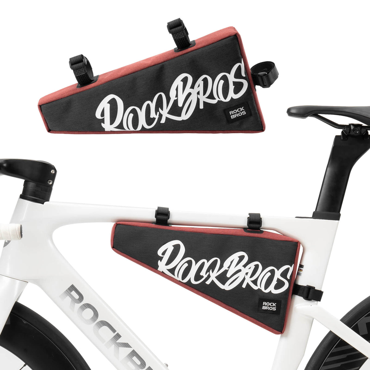 ROCKBROS Sac de cadre avec fermeture scratch 1,9L - SketchRide Series