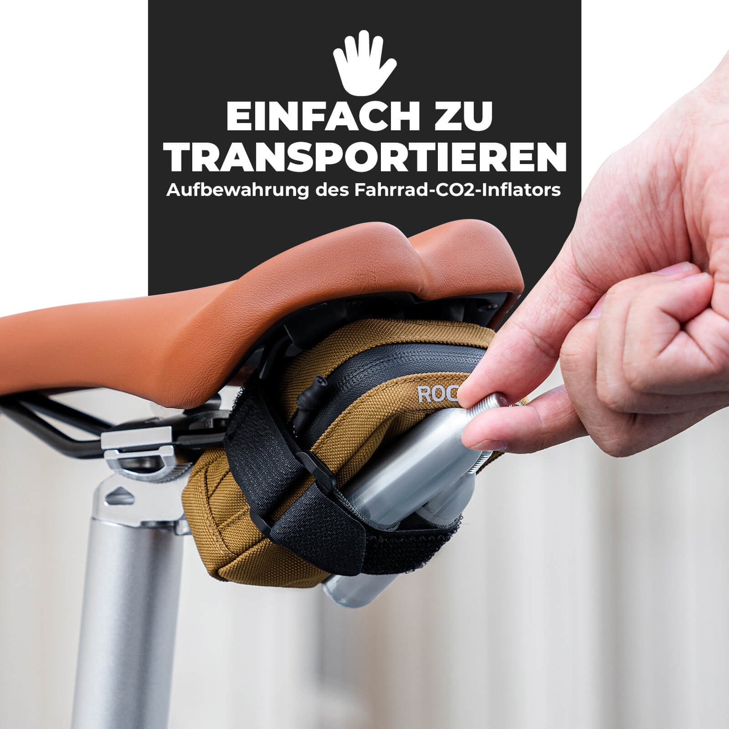 Sacoche de selle compacte pour vélo de route et VTT ROCKBROS