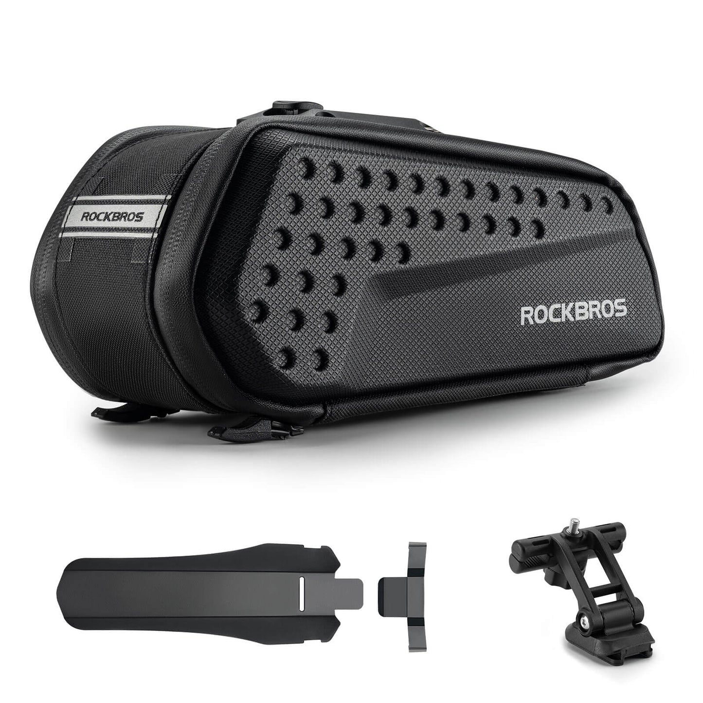 Sacoche de selle de vélo avec garde-boue, déperlante, 1,3 L/0,8 L, ROCKBROS