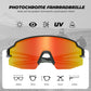 ROCKBROS Lunettes de vélo photochromatiques Solaires Protection UV400