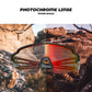 ROCKBROS Lunettes de vélo photochromatiques Solaires Protection UV400
