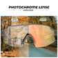 ROCKBROS Lunettes de vélo photochromatiques Solaires Protection UV400