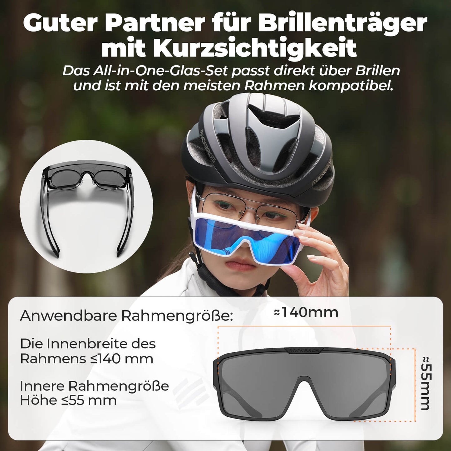 Lunettes de cyclisme polarisées, lunettes de soleil d'extérieur, lunettes de protection, VTT, vélo de route, ROCKBROS