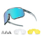 Lunettes de cyclisme, lunettes de soleil polarisées, protection UV, plaquettes nasales interchangeables, modèle femme/homme, ROCKBROS