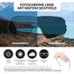 ROCKBROS Lunettes de vélo photochromatiques Protection UV400 Sans monture -SWIFT