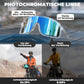 ROCKBROS Lunettes de Soleil Photochromiques Protection UV400