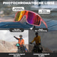 ROCKBROS Lunettes de Soleil Photochromiques Protection UV400