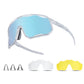 Lunettes de cyclisme, lunettes de soleil photochromiques, protection UV, plaquettes nasales interchangeables, modèle femme/homme, ROCKBROS