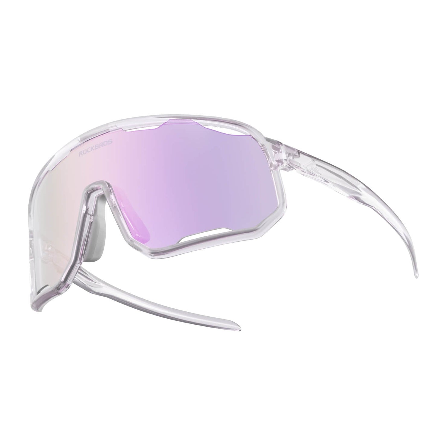 Lunettes de cyclisme, lunettes de soleil photochromiques, protection UV, plaquettes nasales interchangeables, modèle femme/homme, ROCKBROS