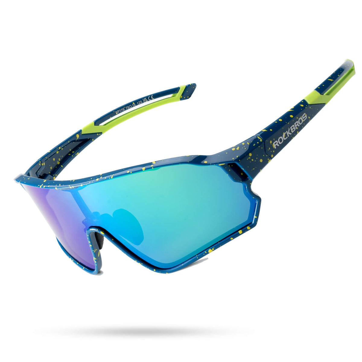 ROCKBROS Lunettes de vélo polarisées ultra-légères (UV400)