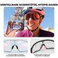 ROCKBROS Lunettes de vélo polarisées ultra-légères (UV400)