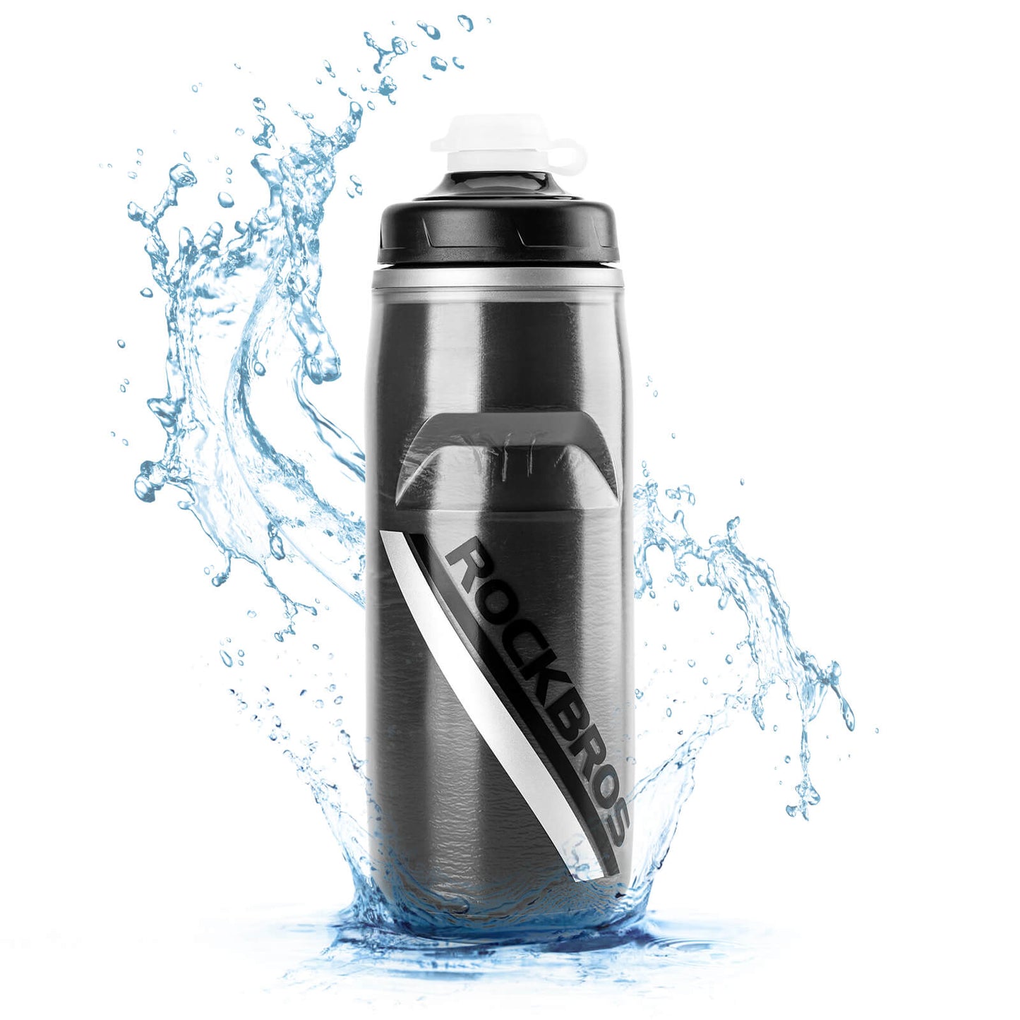 Gourde de cyclisme de 620 ml, gourde de sport avec fonction de refroidissement de 5 heures, ROCKBROS